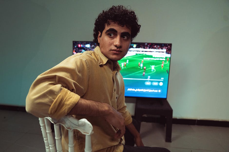 Comparison of IPTV streaming interface showing sports channels and live games